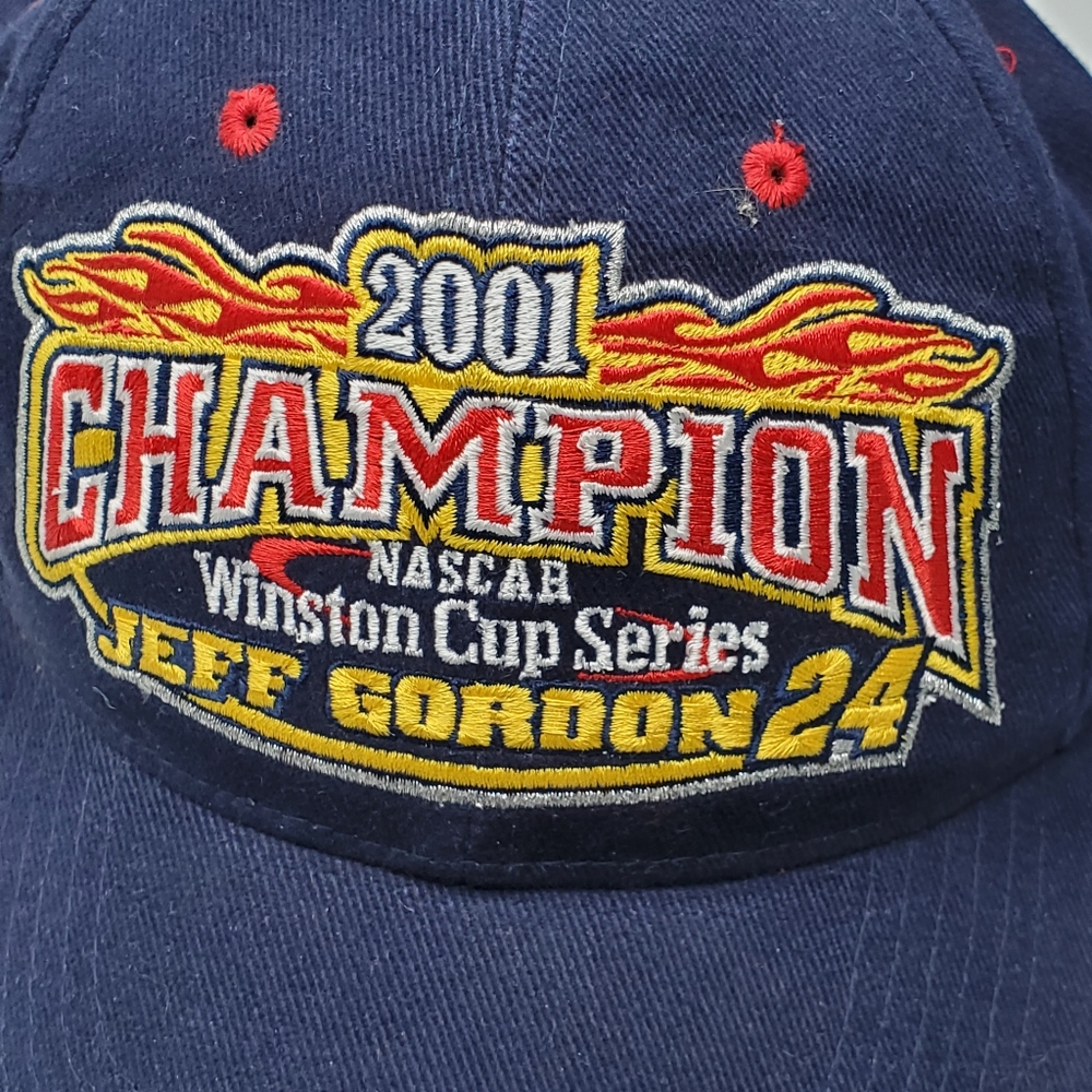 Vintage 2001 Jeff Gordon 24 Winson cup championship hat w velcro strap